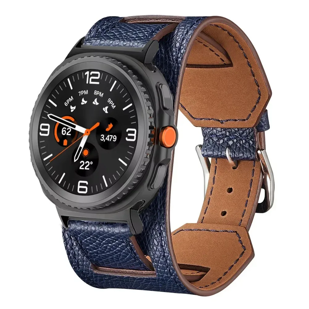 Luxurious Leather Bracelet Band for Smartwatches - Comfortable and Stylish