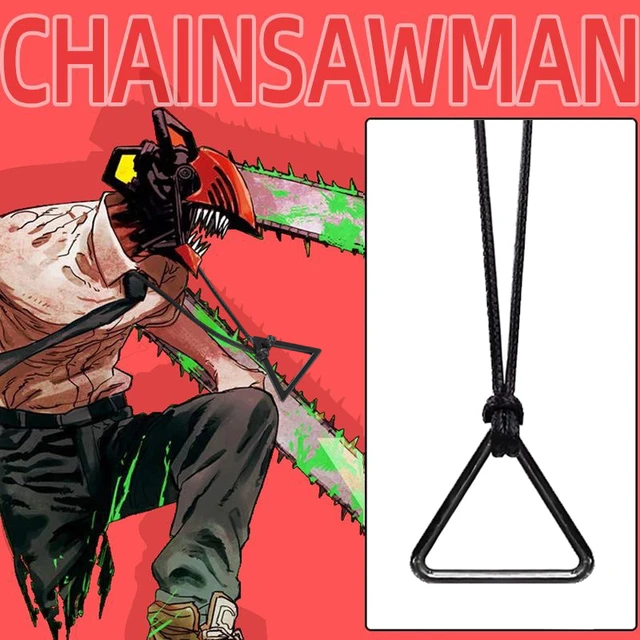 Anime Chainsaw Man Temporada 2 Denji Keychain, Black Metal