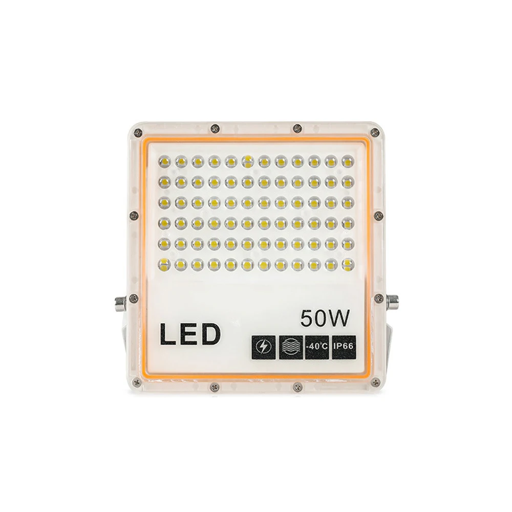 thumbnail image 1 of Foco LED SANDIY de 50 W, 100 W, 200 W, 300 W, 400 W, 500 W, para exteriores, resistente al agua, IP66, foco de barra alta, resistente a la lluvia, iluminación cuadrada, CA 220 V, 1 of 5
