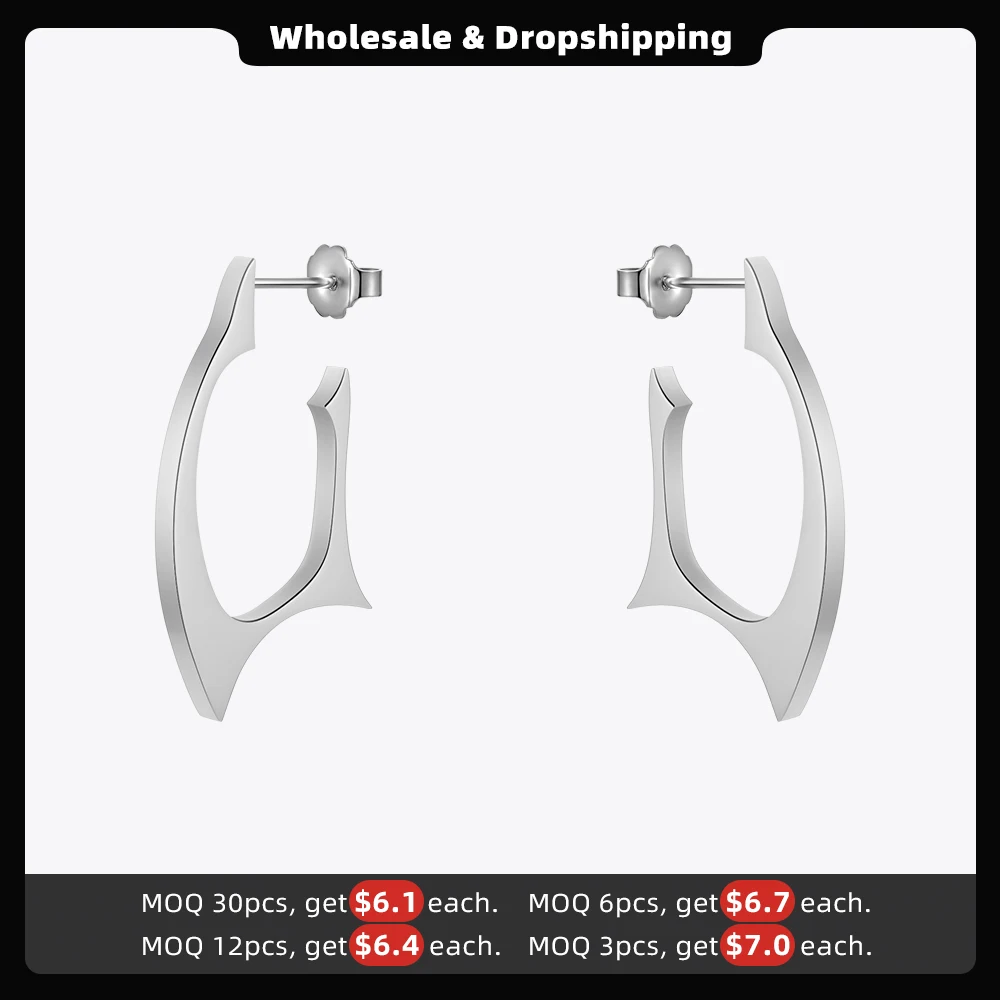 ENFASHION Thorns Stud Earrings For Women Christmas Stainless Steel Pendientes Irregular Earings Gold Color Fashion Jewelry E1451