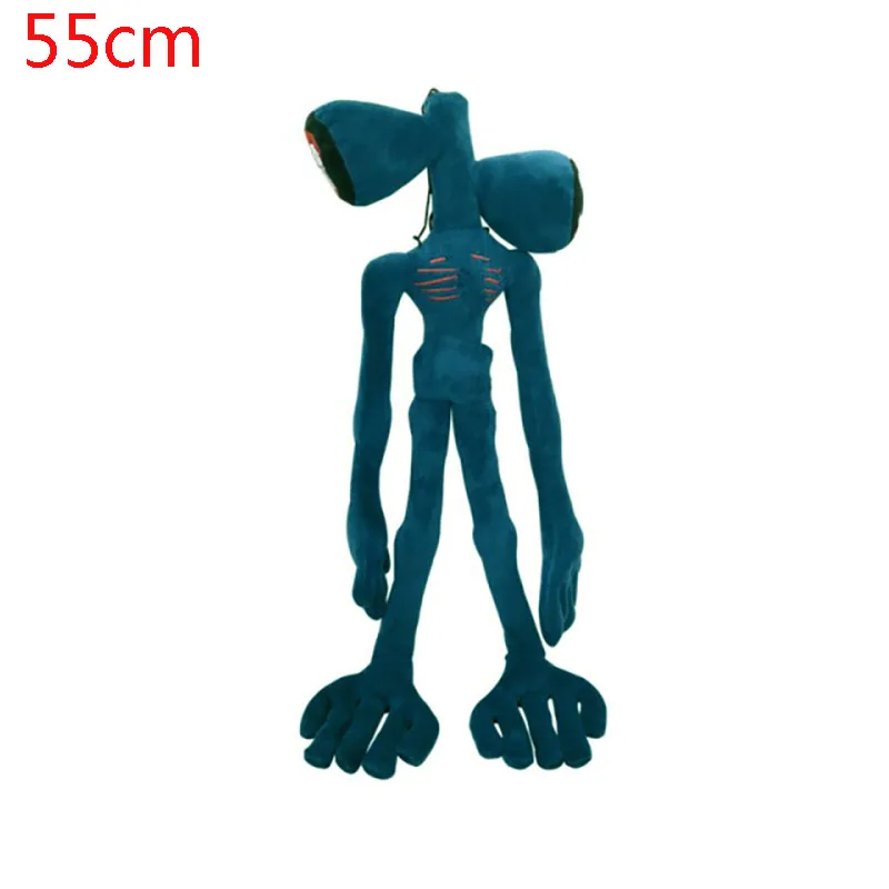 55CM Biegsamen Sirene Kopf Plüsch Spielzeug Büro Dekoration Stehend Sirene Kopf Gestopft Spielzeug Desktop Ornamente Plushie Puppen