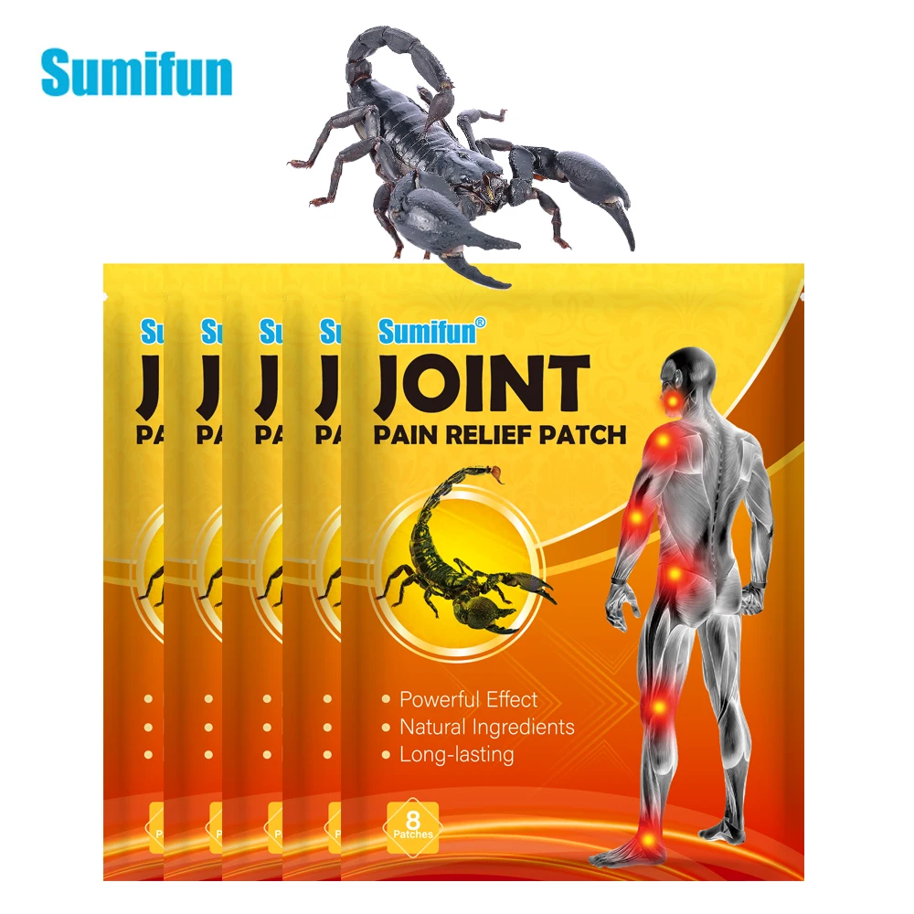 

8-40Pcs Joint Pain Relief Patch Scorpion Venom Arthritis Knee Back Medical Plaster Muscle Lumbar Cervical Chinese Medicines