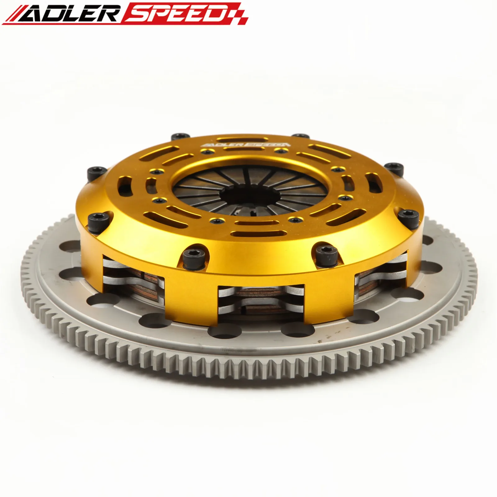 Adlerspeed Racing Kit Frizione Twin Disc Per 92-99 Eagle Talon Tsi Fwd 7 Bolt Medium Wt
