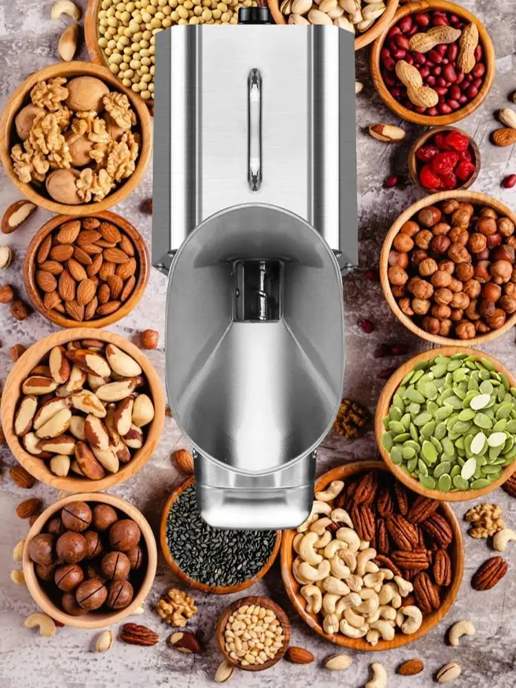 220V  Household Oil Press Machine 1800W Electric Oil Extractor Machine Stainless Steel Oil Presser with High Pressing Speed 5