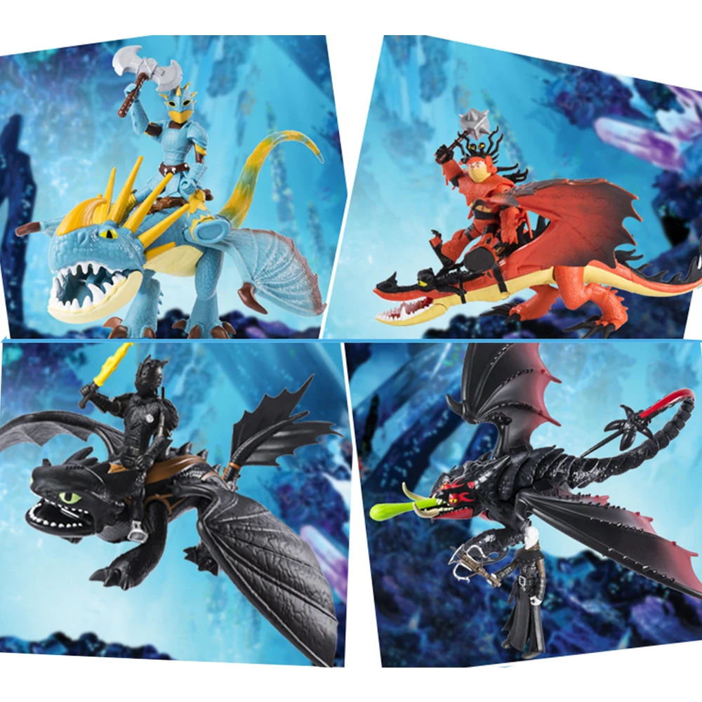 How To Train Your Dragon Hiccup & Toothless/glitz Astrid & Tempest Snotout & Hookfang Grimmel