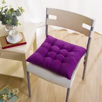 Square Chair Soft Pad Thicker Seat Cushion For Dining Patio Home Office Indoor Outdoor Garden Sofa Buttocks Cushion With Strap 2