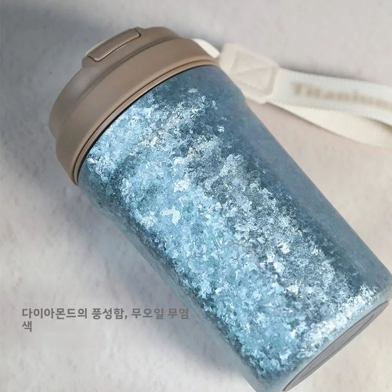 아이만치 순수 티타늄 이중벽 보온 차 물 분리 브루잉 컵 커피 건강 찻주전자 차 라이프스타일
