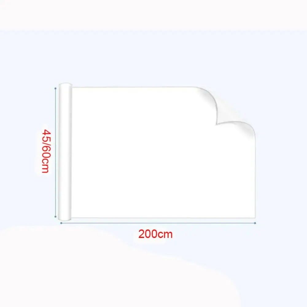 Electrostatic Whiteboard Sticker Removable Reusable Teaching Graffiti Drawing Board Household PP Erasable Whiteboard