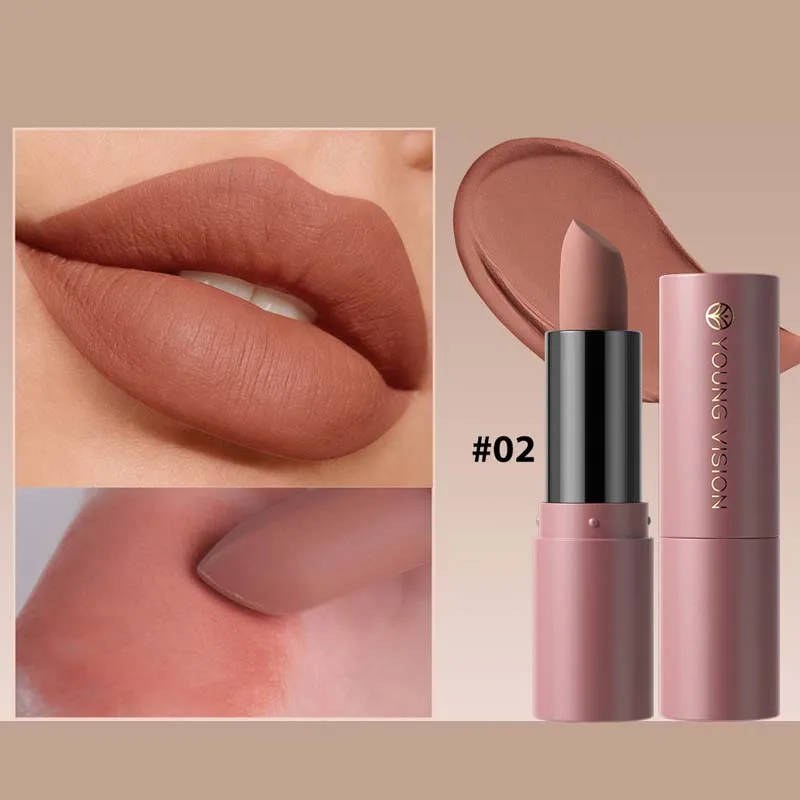 Velvet Finish Matte Lipstick Set: Long-Lasting, Non-Fading & Smudge-Proof