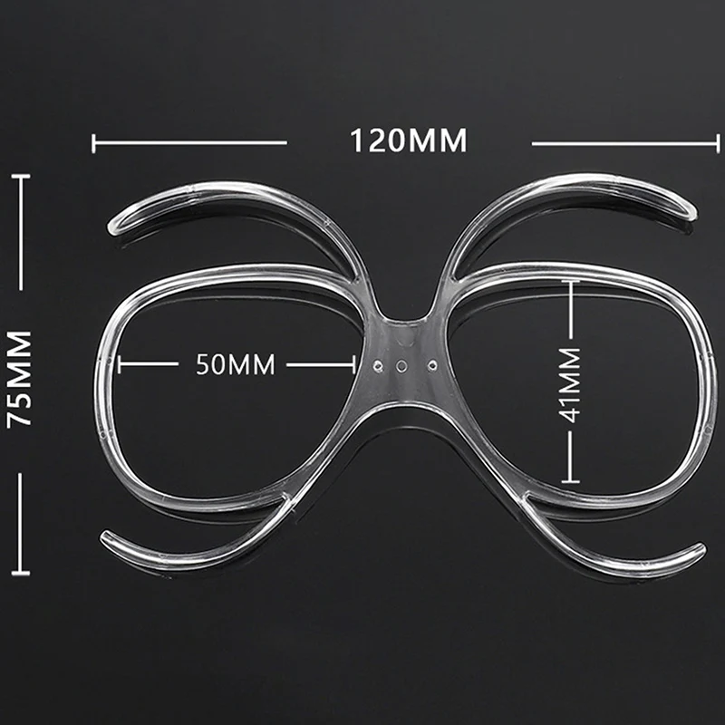 Prescription Ski Goggles Rx Insert Optical Adaptor Bendable Snowboard Flexible Universal Frame Tr90 Size Motorcycle Goggles 2