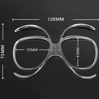 Prescription Ski Goggles Rx Insert Optical Adaptor Bendable Snowboard Flexible Universal Frame Tr90 Size Motorcycle Goggles 2