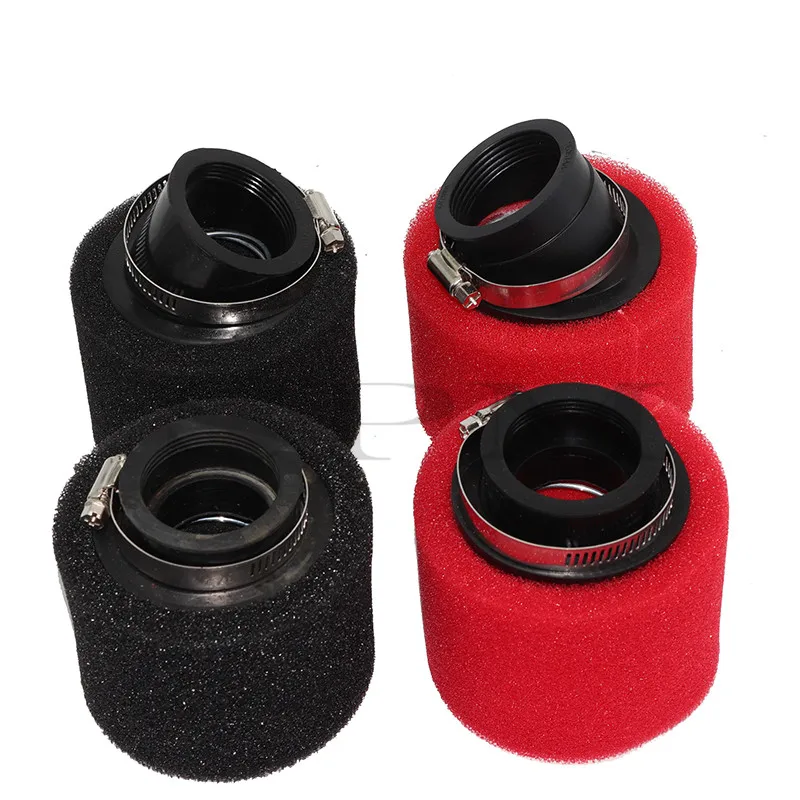 35mm 38mm 42mm 45mm 48mm 50mm stright and Bend Elbow Neck Foam Air Filter Sponge Cleaner Moped Scooter Dirt Pit Bike cycle air filter motorcycle air filter air filter cleaner