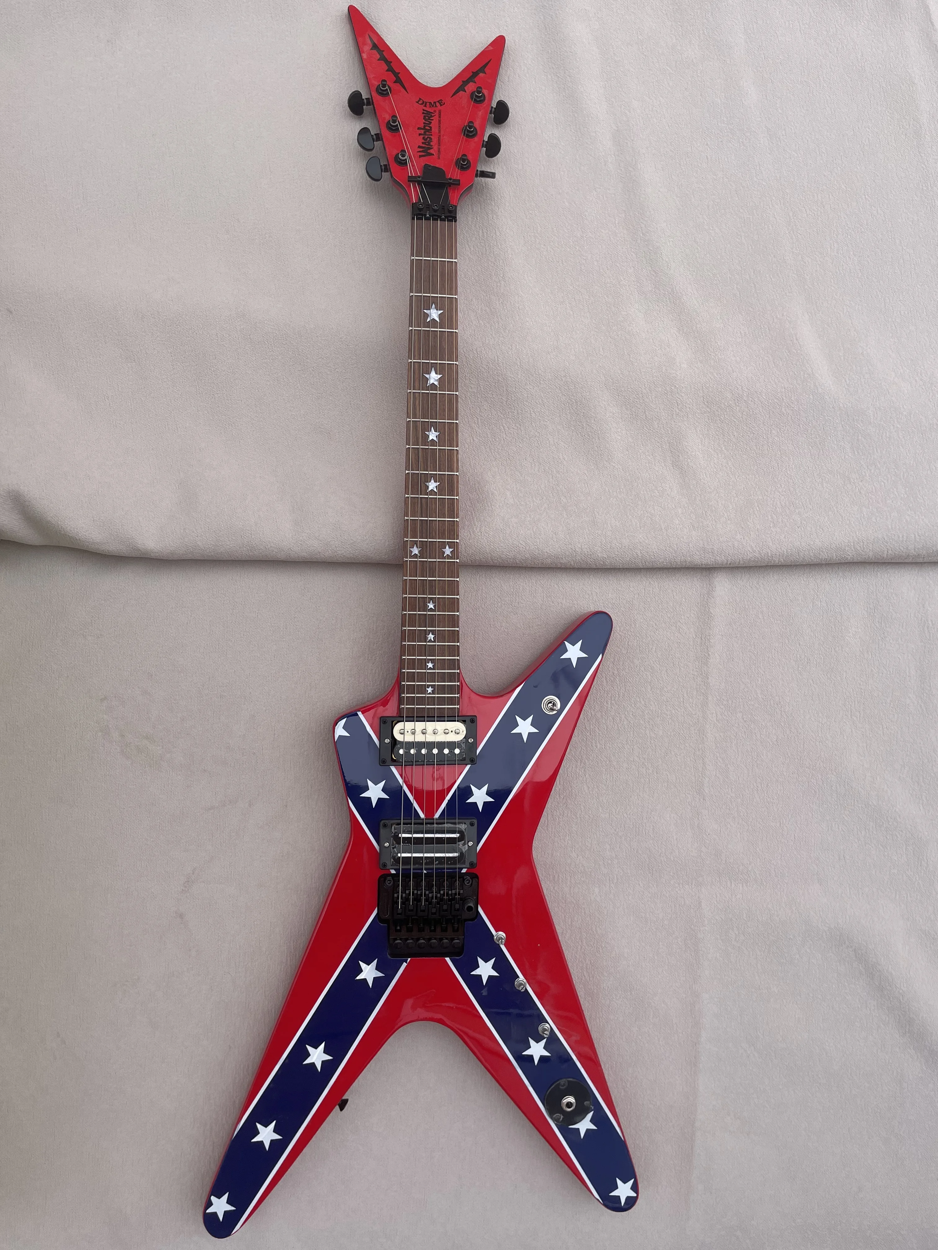 

Custom Washburn Dime 3ST Rebel Stealth Dimebag Darrell Electric Guitar, Chinese Guitar