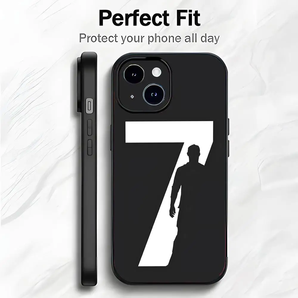 Football Star CR7 Cristiano Ronaldo Soft Phone Case - Lightweight and Durable