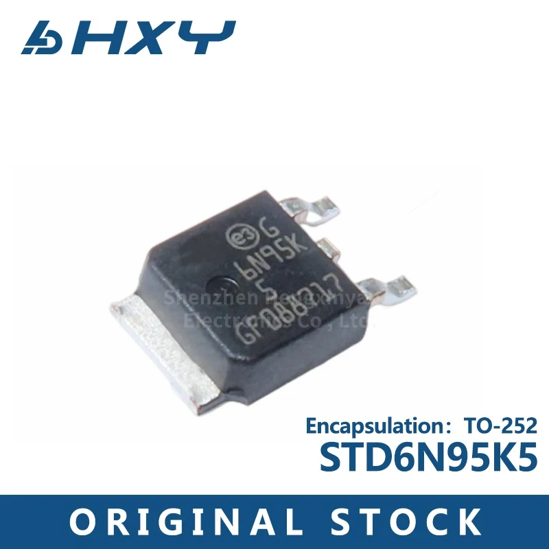 

5cs/lot STD6N95K5 посылка TO-252 MOS трубка N-channel 950V 9A