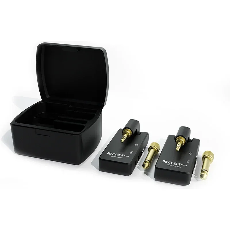M-VAVE WP-8 무선 변속기 시스템 일렉트릭 기타 리시버 및 송신기, 기타 베이스용 플러그, 3.5mm 및 6.35mm