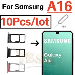 10 - Piece Mixed Color SIM Card Tray Holder Replacement - Dual Slot Variety Pack (10Pcs A16 5G Mix)