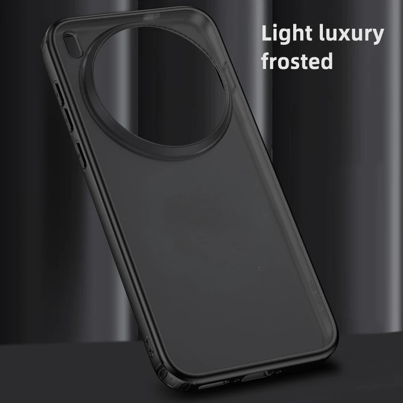 Frosted Hard PC Shockproof Camera Protection Translucent Phone Case