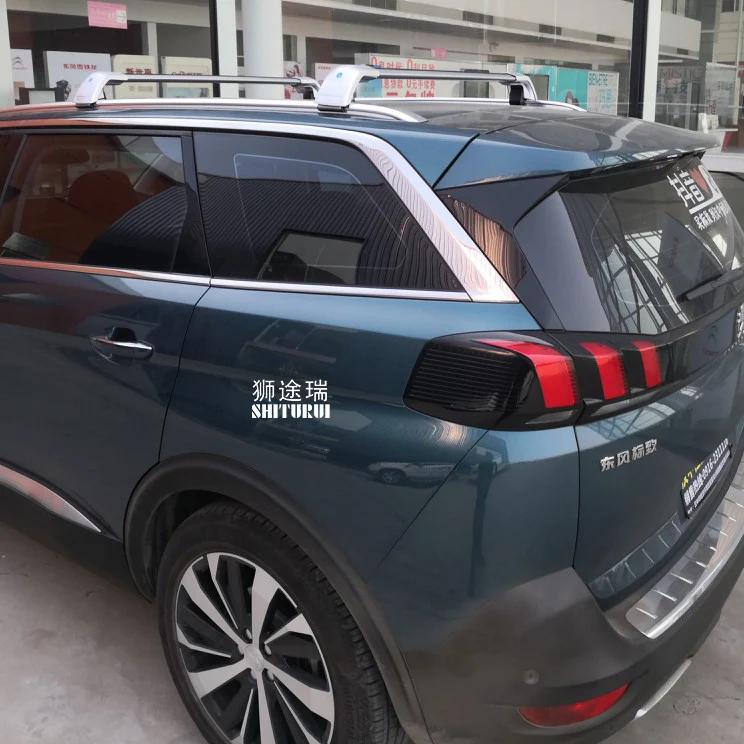 SHITURUI-barras laterales de aleación de aluminio para coche, portaequipajes para PEUGEOT 2016, 2018, 2019, 2020, 2 unidades - AliExpress Automóviles y motocicletas