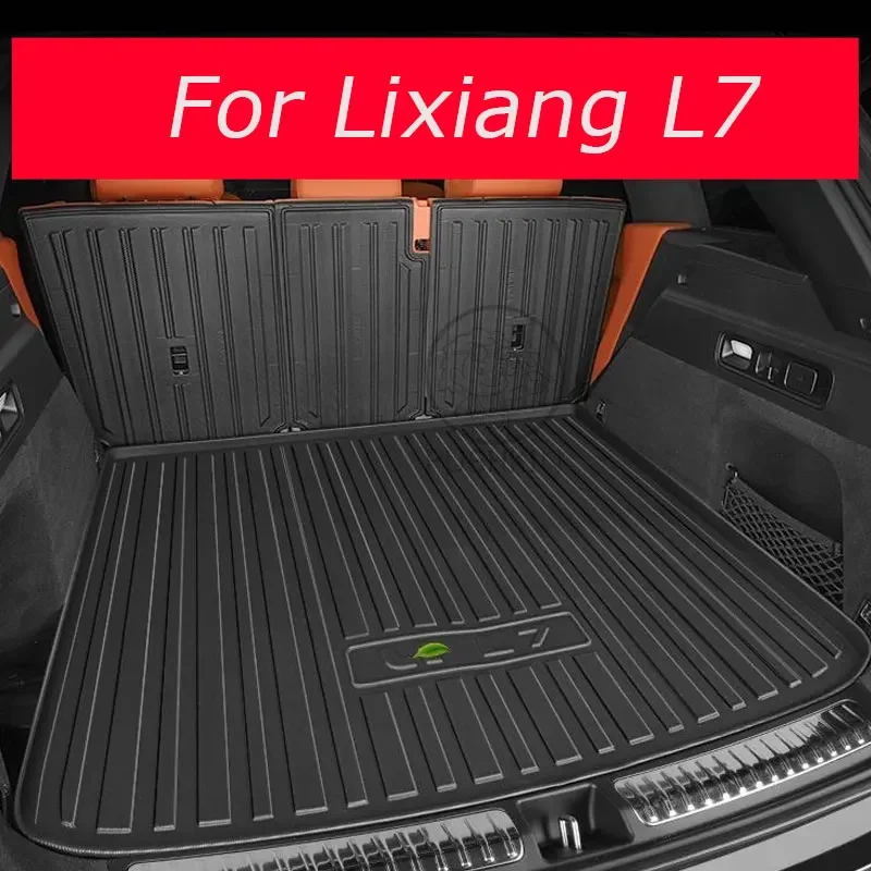 

For Li Lixiang L7 2022 2023 2024 Car Rear Trunk Liner Cargo Boot TPE Trunk Mat Floor Tray Rear Seat Backrest Pad Accessories