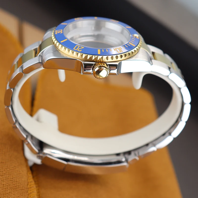 40mm Diver Watch Cases Bracelet Sapphire Glass For Seiko NH35 NH36 NH38 NH34 Miyota 8215 Eta2824 Movement 28.5mm Dial Submariner watch screen protector case,watch accessories,watch case,watch protective case,watch cover,watch protective cover,apple watch case,tpu protective case,bumper protective case