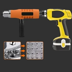 Rivet Guns Adapter Electric Rivet Guns Head Set Cordless Riveting Guns Drill Tool High Hardness Riveter Drill Attachment