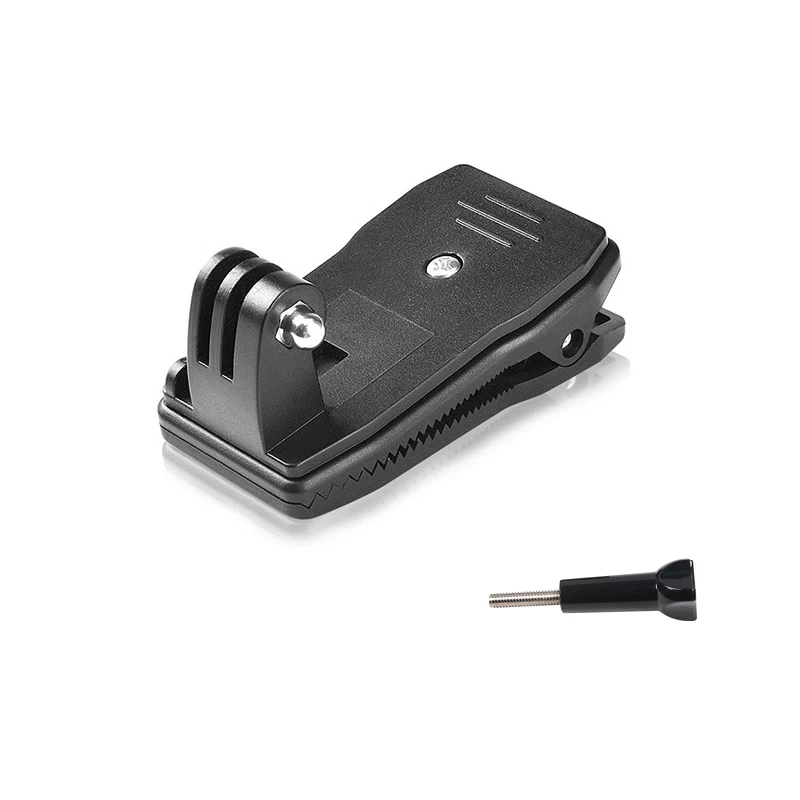 2 in1 Sports Camera Backpack Clip Adapter Base Screw Fixed Bracket for Gopro Hero / Dji Action 1 / 2 / Action 3 Accessories 6