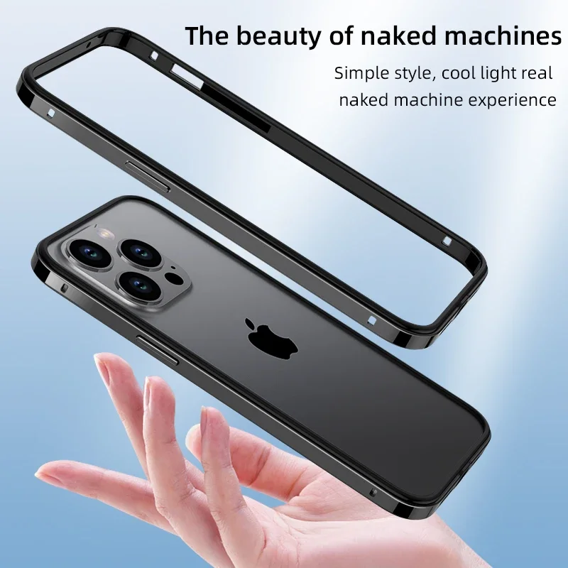 Sleek Aluminum Metal Bumper Case - Premium Phone Protection Accessory