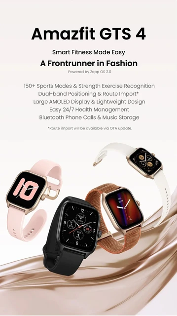 Zepp Amazfit Alexa Update New Amazfit GTS Smartwatch Alexa Built