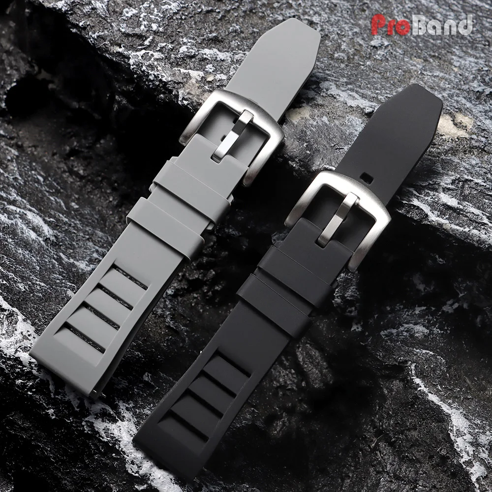 Premium Silicone Watch Strap - Soft Rubber Quick Release Band