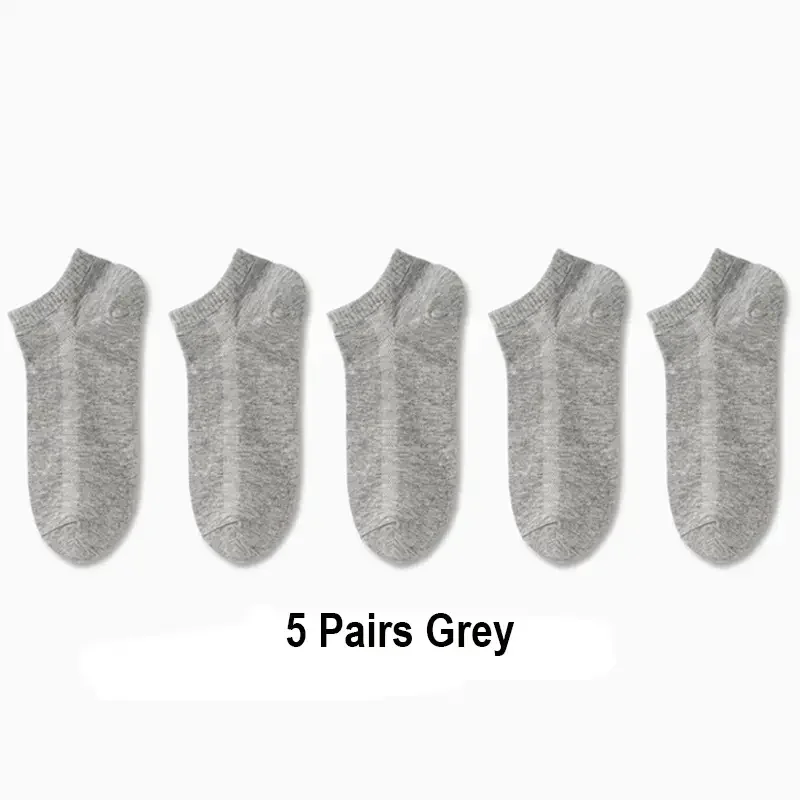 5 Pairs Grey