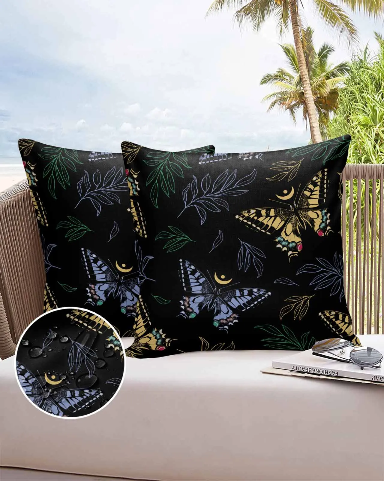 

2/4 шт., водонепроницаемые наволочки в виде бабочек