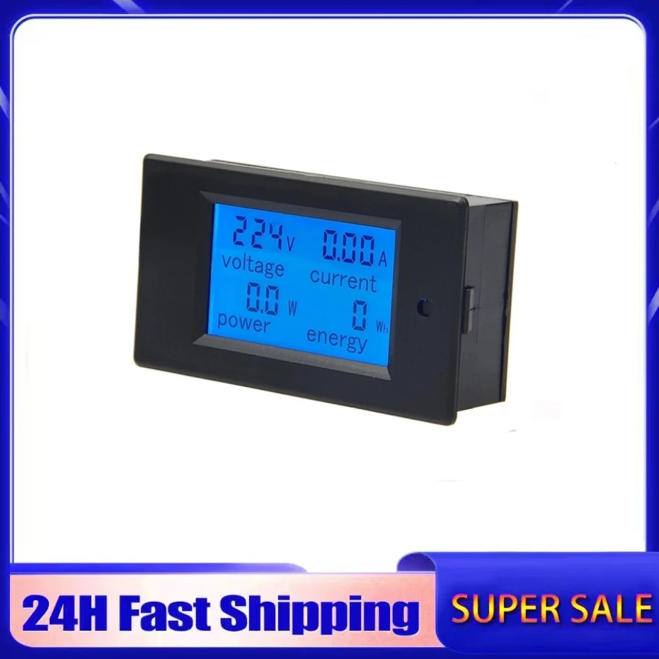 Pzem-021 Ac Monofase Digitale Lcd Amperometro Voltmetro 80-260V 20A 4 In1 Elettrico Volt Amp Meter Potenza Kwh Per Homekit