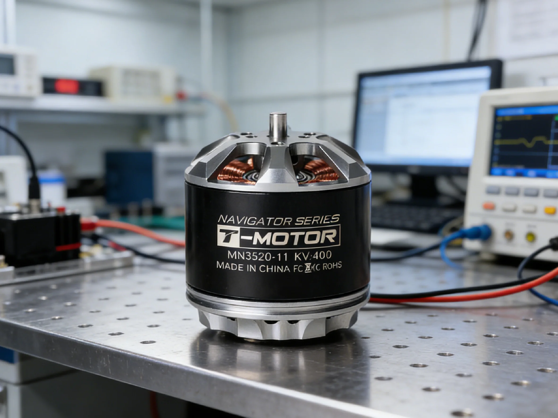 T-MOTOR MN3520 KV400 Brushless Motor 4-8S LiPo 1140W Max Power 38A Max Current High Quality for RC Drone Multicopter UAV thumbnail 6