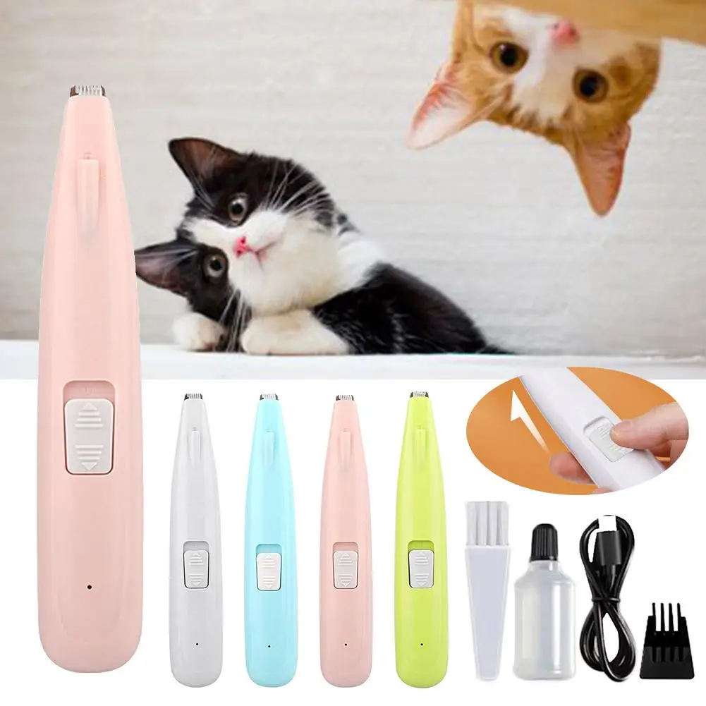

Cat foot shaver special dog hair shaver fader pet electric cat electric pushing claw pedicure artifact mute scissors X4T0