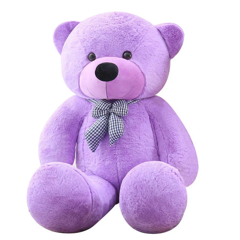 39" Giant Huge Big Teddy Bear Purple Stuffed Animals Plush Soft Toys Doll Gifts 