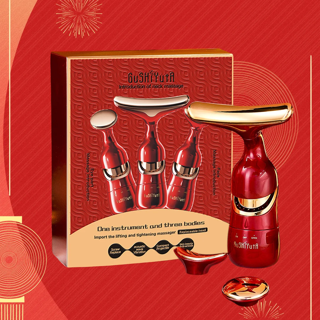 3-in-1 Facial Lifting & Skin Tightening Beauty Massager