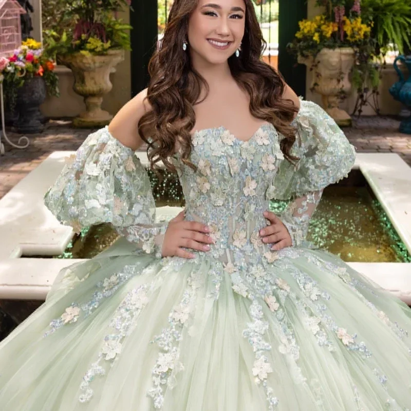 ANGELSBRIDEP   Quinceanera 巹 3D  ̽   Ƽ Vestidos De 15 Anos   