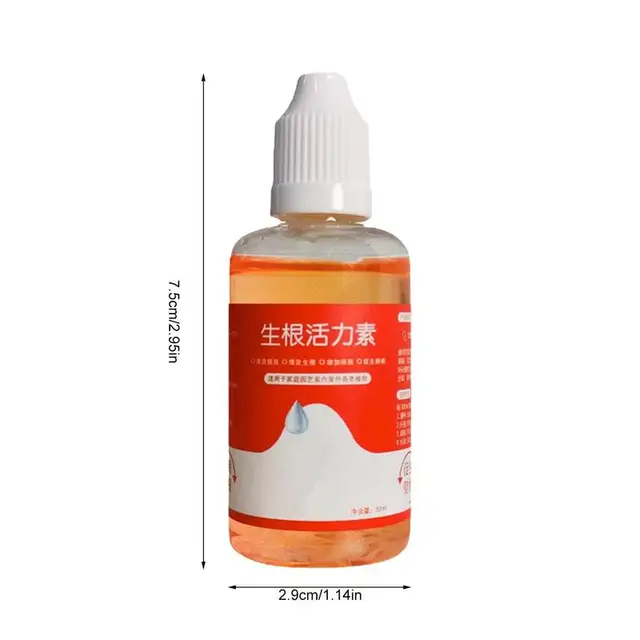Gyökér Stimulátor Növényekhez 50 Ml Tápláló Kiegészítés Elősegíti A Gyökérzet Stimuláló Termelési Fejlődését Zamatos Növények Számára - Image 6
