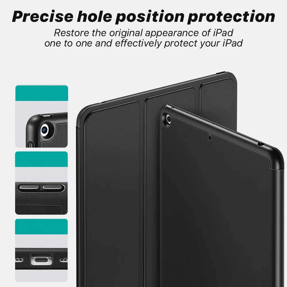 Ipad com Suporte Penicl Capa Acessórios 7th 8th 9th 10.2 Air 10.9 Pro 11 12.9 5th 6th 9.7 Case do - Imagem 3