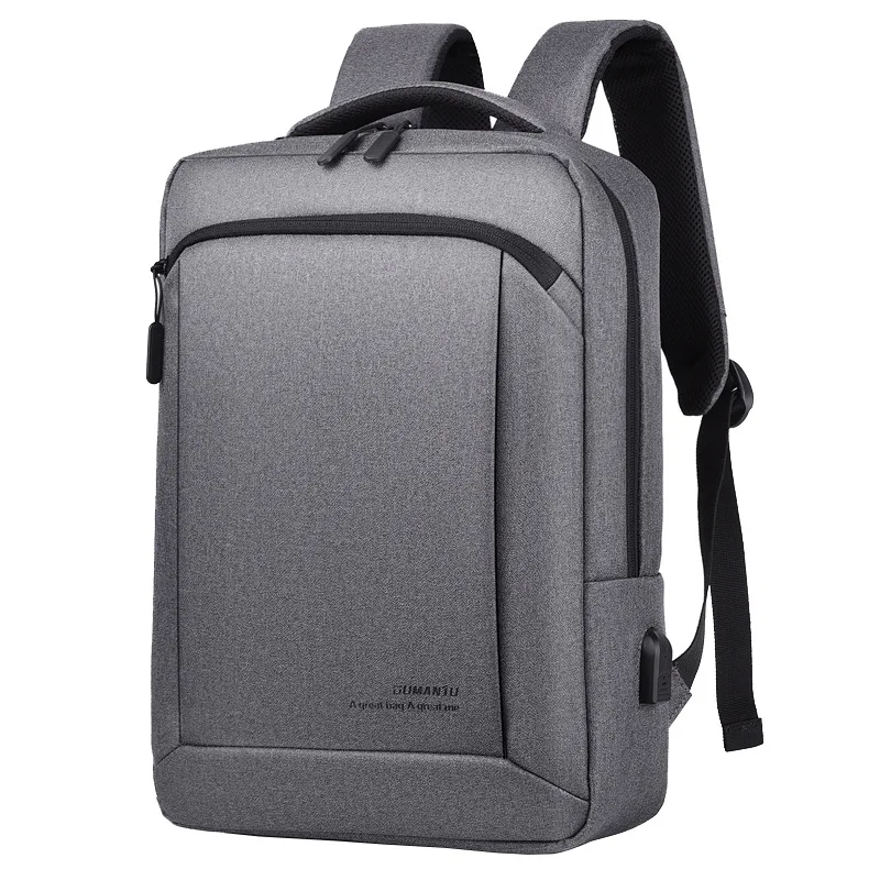 

Рюкзак мужской из водонепроницаемой ткани Оксфорд, красивый деловой ранец для компьютера, вместительный студенческий портфель