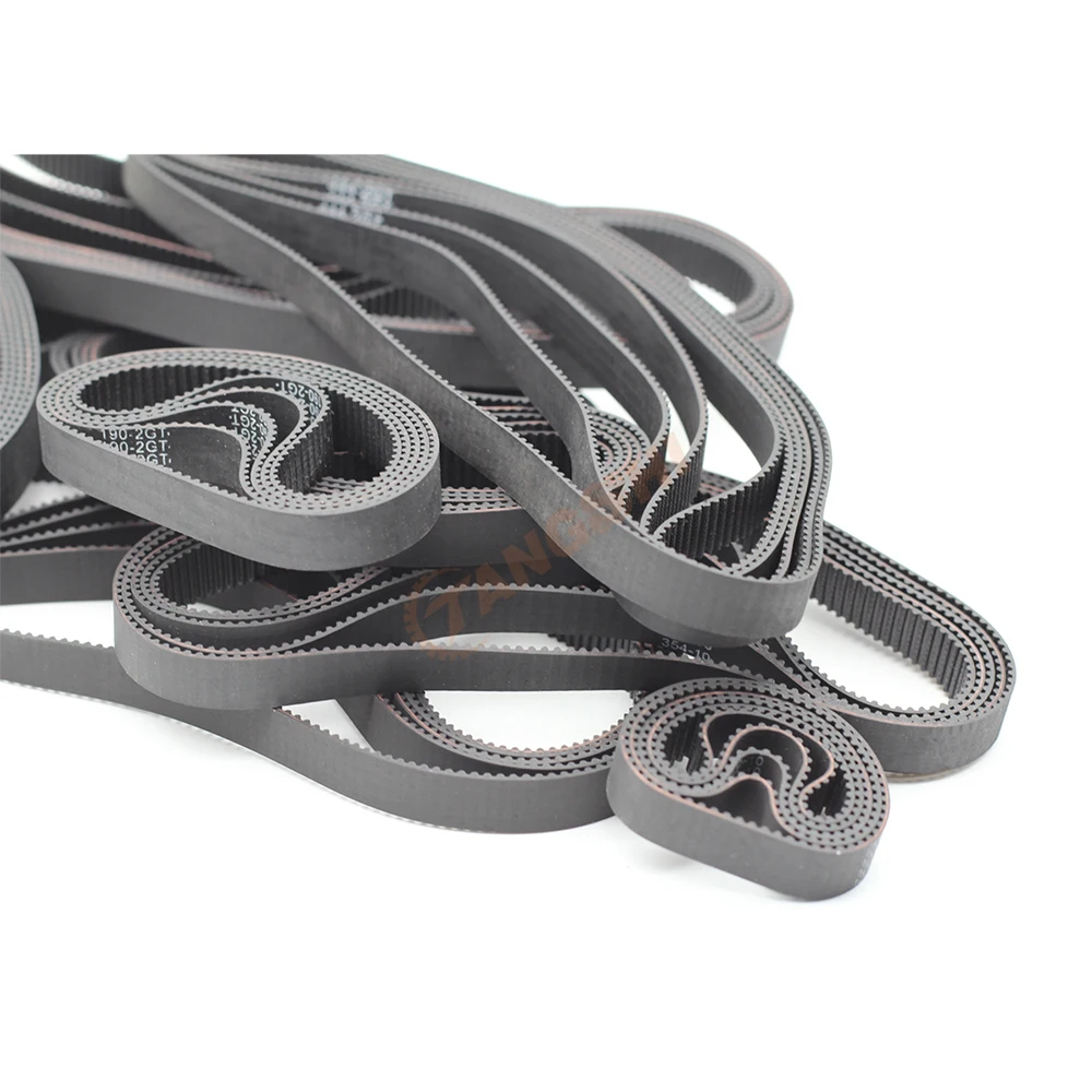 2GT 2MGT 고무 폐쇄 루프 타이밍 벨트 폭 6/10mm GT2 동기 벨트 길이 52 56 66 70 72 74 76 78 80 82 84 86 90 92 94mm