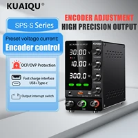 KUAIQU 2024 Newest OCP OVP DC Adjustable Laboratory Power Supply 30V 10A 5A Output Switch USB-A TYPE-C Port Fast Charging 120V - Image 2