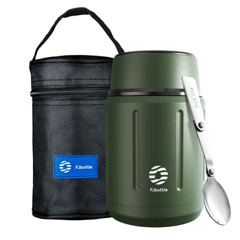 Fjbottle Food Thermos Vacuum Lunch Box 316 Stainless Steel  Lunch Container 750ML Free Spoon