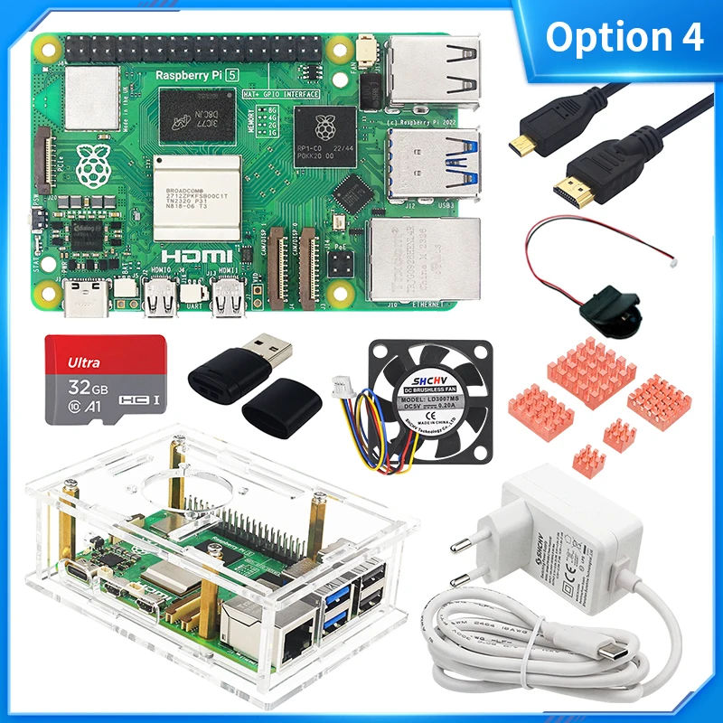 Official Raspberry Pi 5 16GB 8GB 4GB RAM BCM2712 Cortex-A76 2.4GHz LPDDR4X-4267