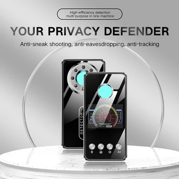 Laser Infrared Detector Signal GPS Tracker Mini Bug Finder Anti Spy Detector Wiretapping Wireless Cam Bug Gadget VS K18/K88/K98 1