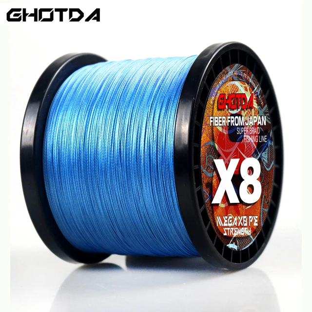 Ghotda Raw Silk 8Strands Standard Line Number 0.8-8.0# 300m 500m 1000m 100%  PE Sea Carp Fishing Line Accessories - AliExpress