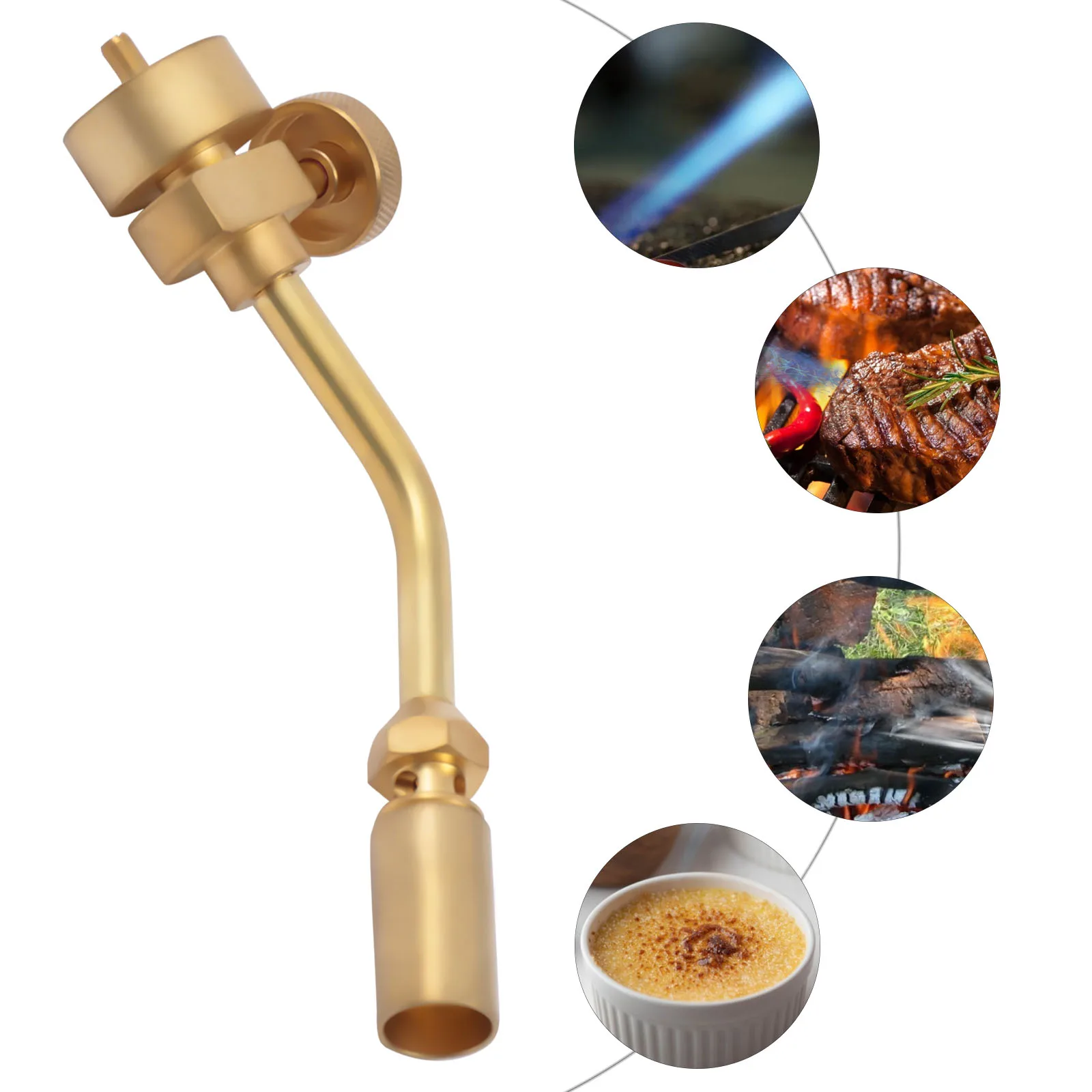 High Flame Adjustable Flame Excellent Material Brass Pencil Flame Torch Head Kit Propane For Gas Welding Torch MAPP MAP pro