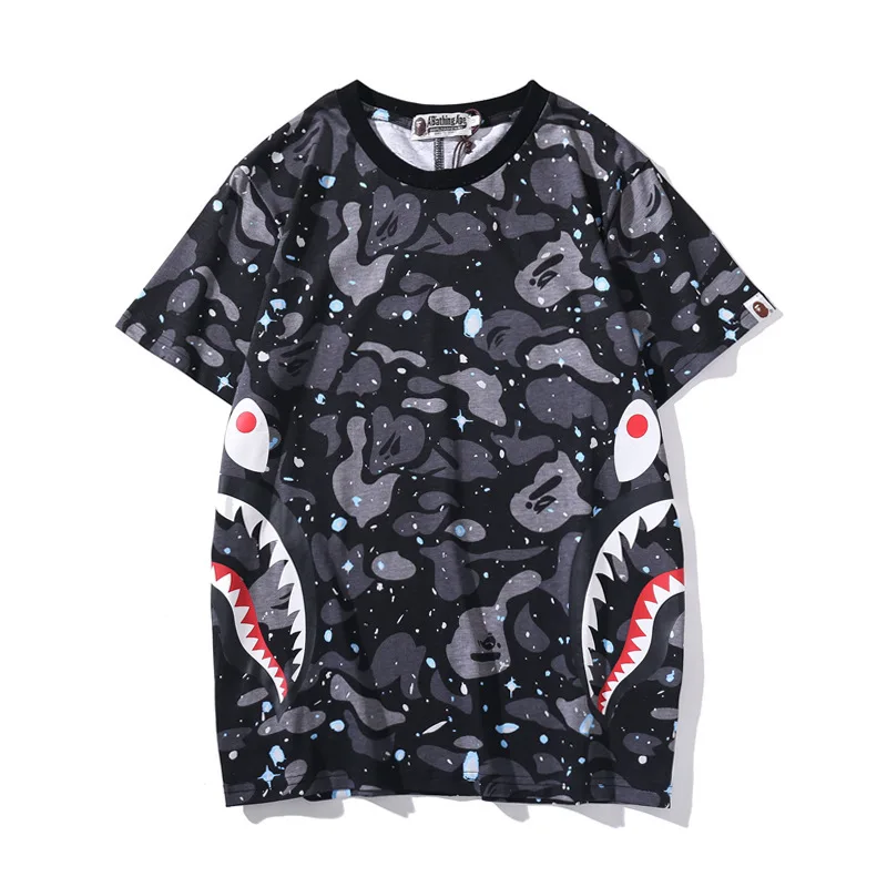 Bape Shark Star printing Shirt 1