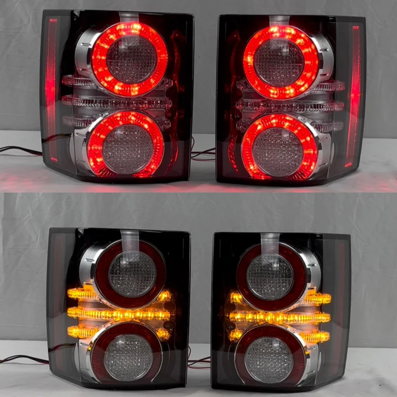 

ROVCE for Land Rover Range Rover Vogue 2005-2012 L322 LED Tail Light Rear Taillights Brake Light With Bulb LR028513 LR028515
